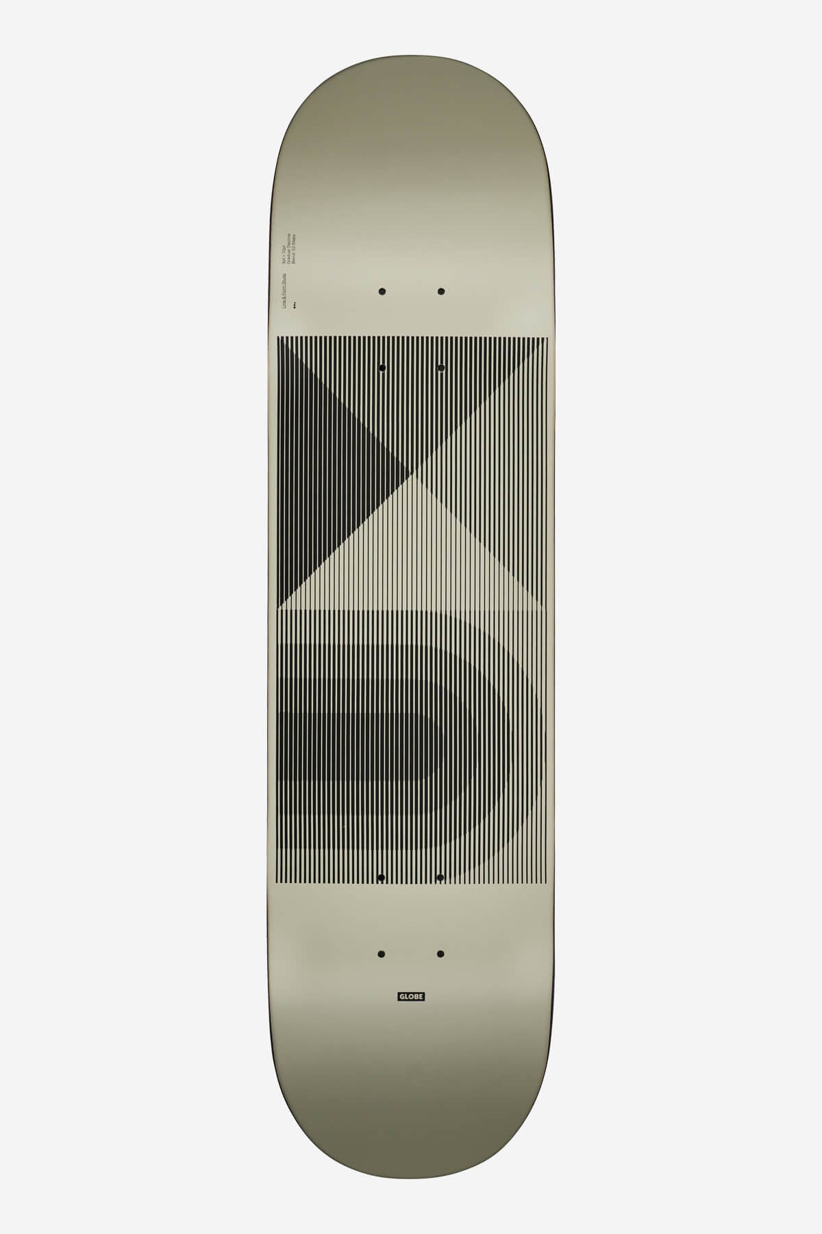 Globe - G1 Lineform 2 - Uit White - 8,0". Skateboard Deck