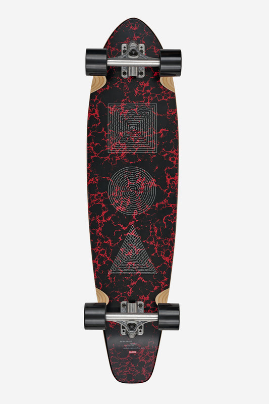 Globe - The All-Time - Red Marble Stack - Longboard 35"