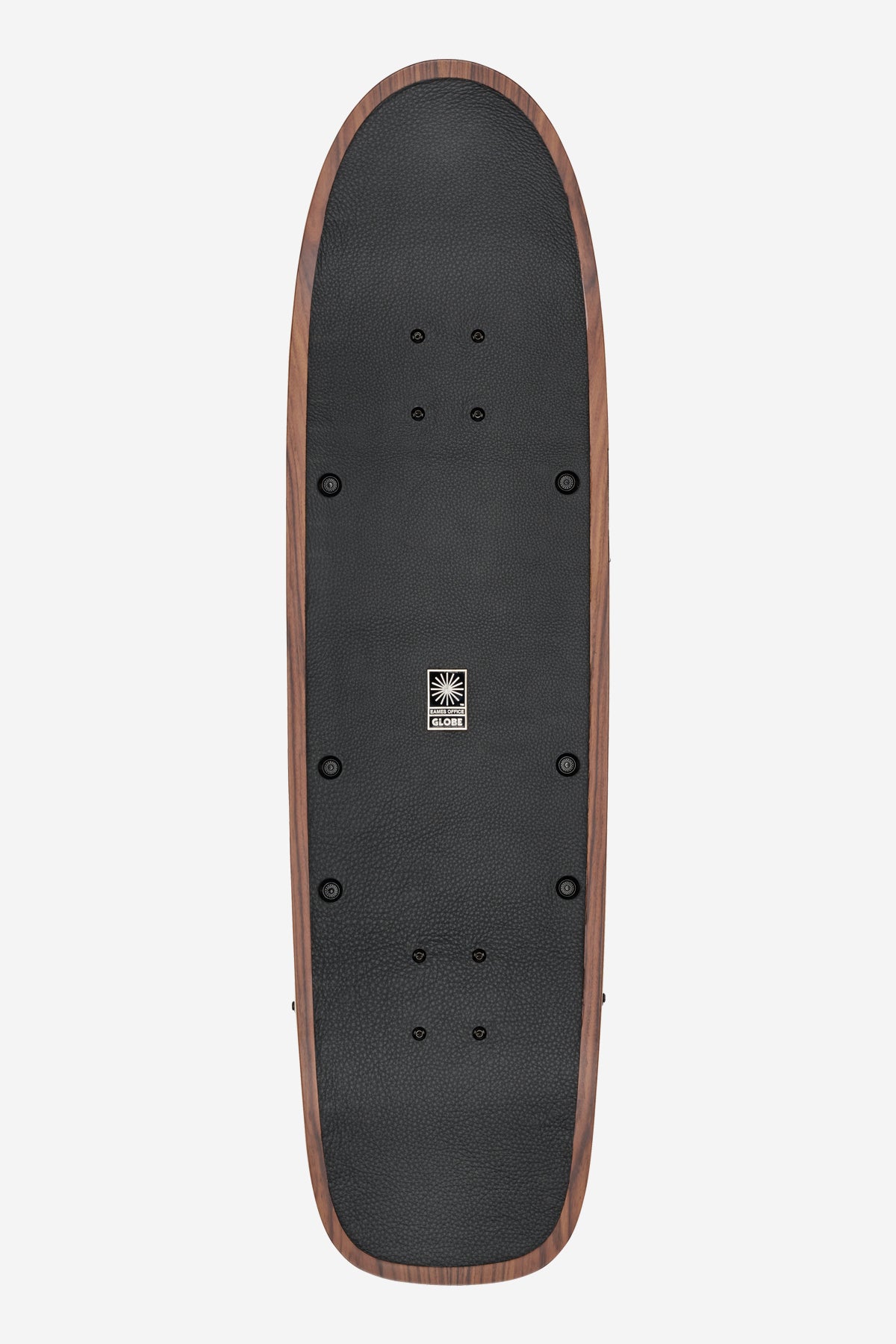 Salon Eames Ltd. Lounge Skateboard - Bois de rose/cuir noir