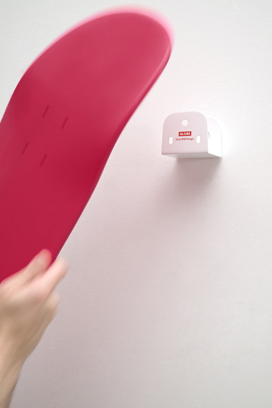 Skateboard Deck Wall Hanger - White