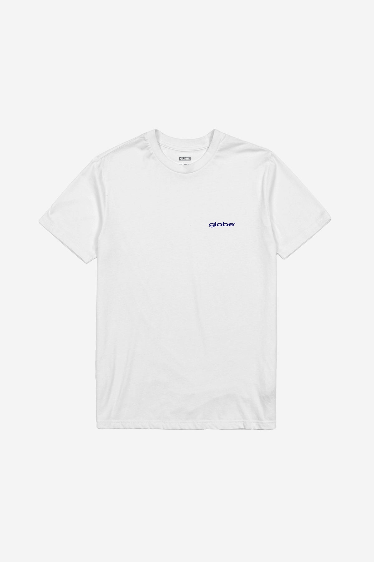 Globe - Camiseta ovalada - White
