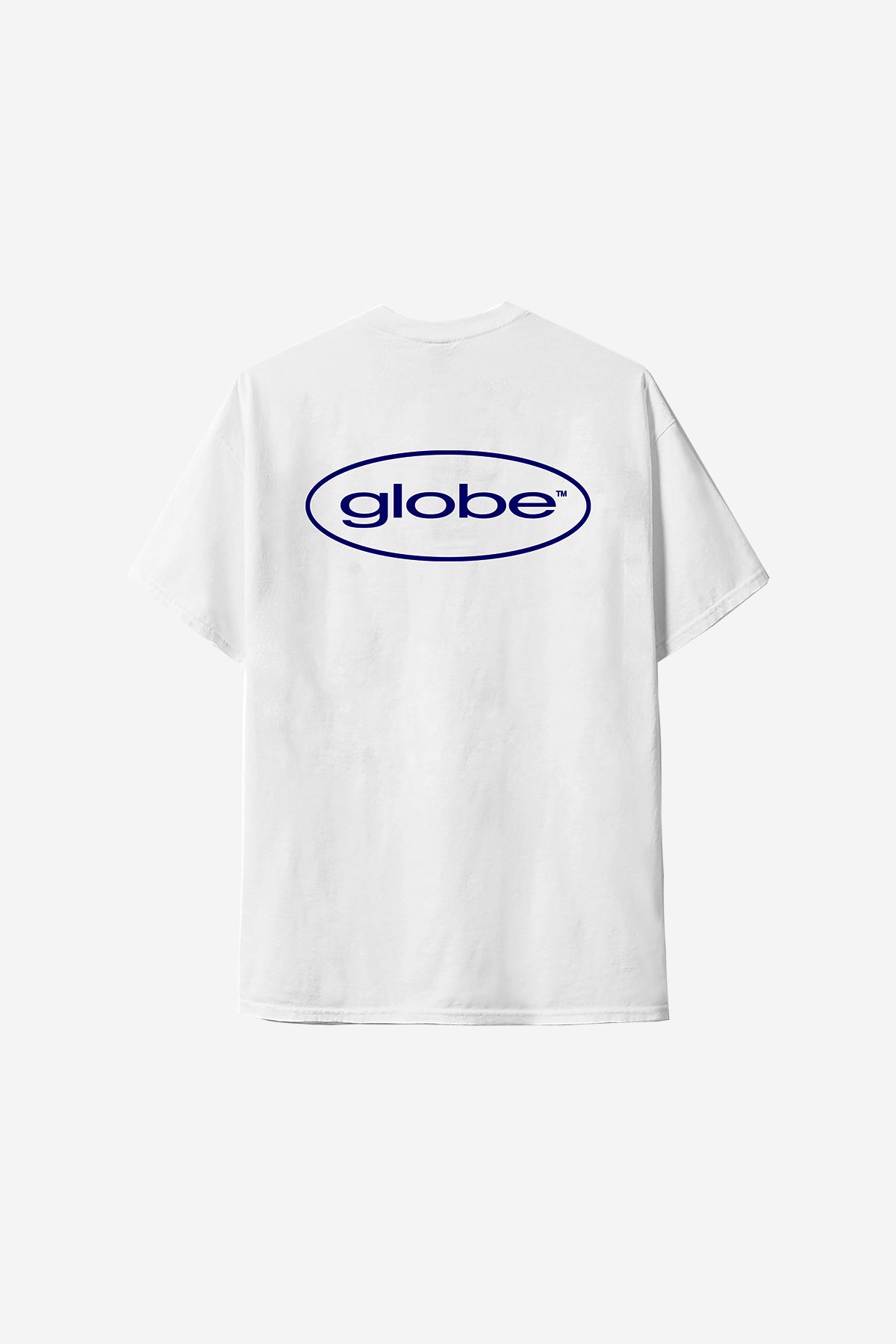 Globe - T-shirt oval - White