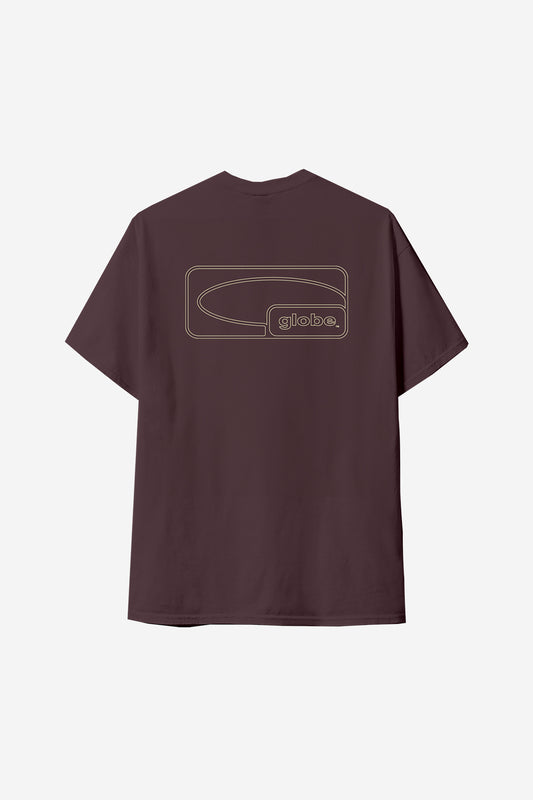 Block Tee - Prune