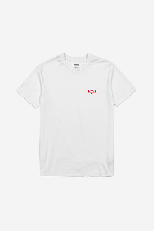 Globe - Living Low Velocity Camiseta - White/Red