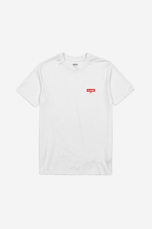 Globe - Living Low Velocity Tee - White/Red