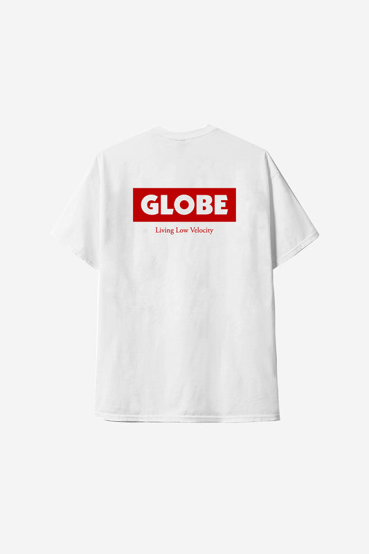 Globe - Living Low Velocity Tee - White/Red