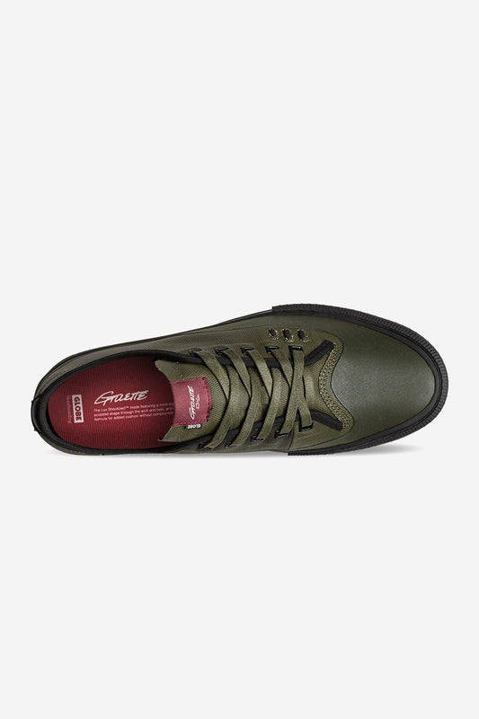 Globe - Gillette - Escuro Olive/Preto - skateboard Sapatos