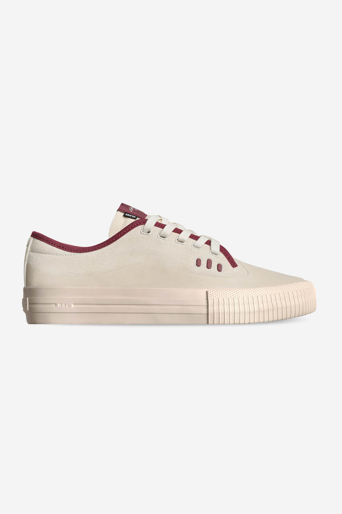 Globe - Gillette - Cream/Pomegranate - skateboard Sapatos