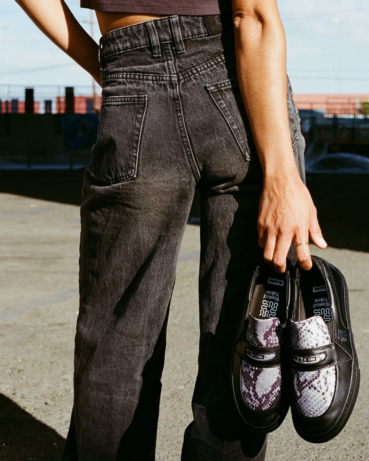 Liaizon - Wasted Talent Black/Snake - Shoes