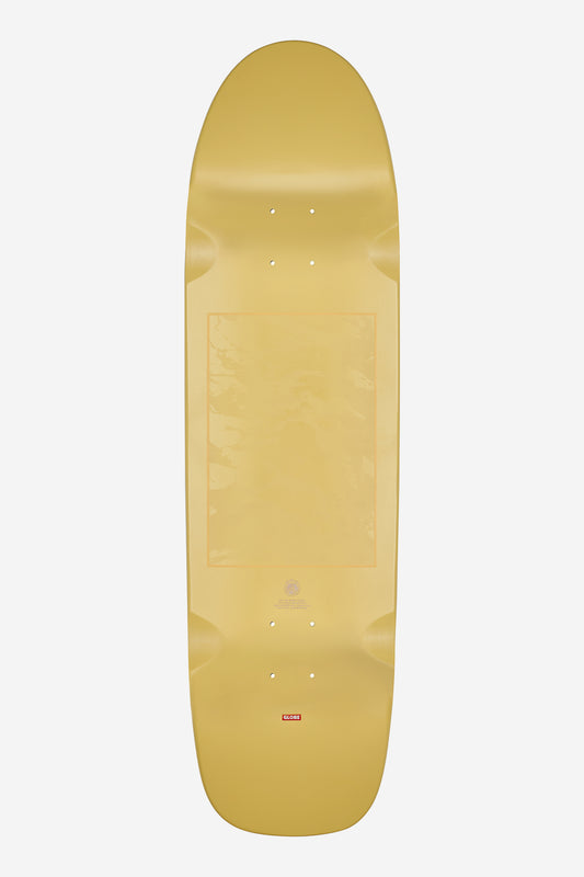 Globe terrestre - Shooter - Yellow/Comehell - 8.625" Skateboard Deck