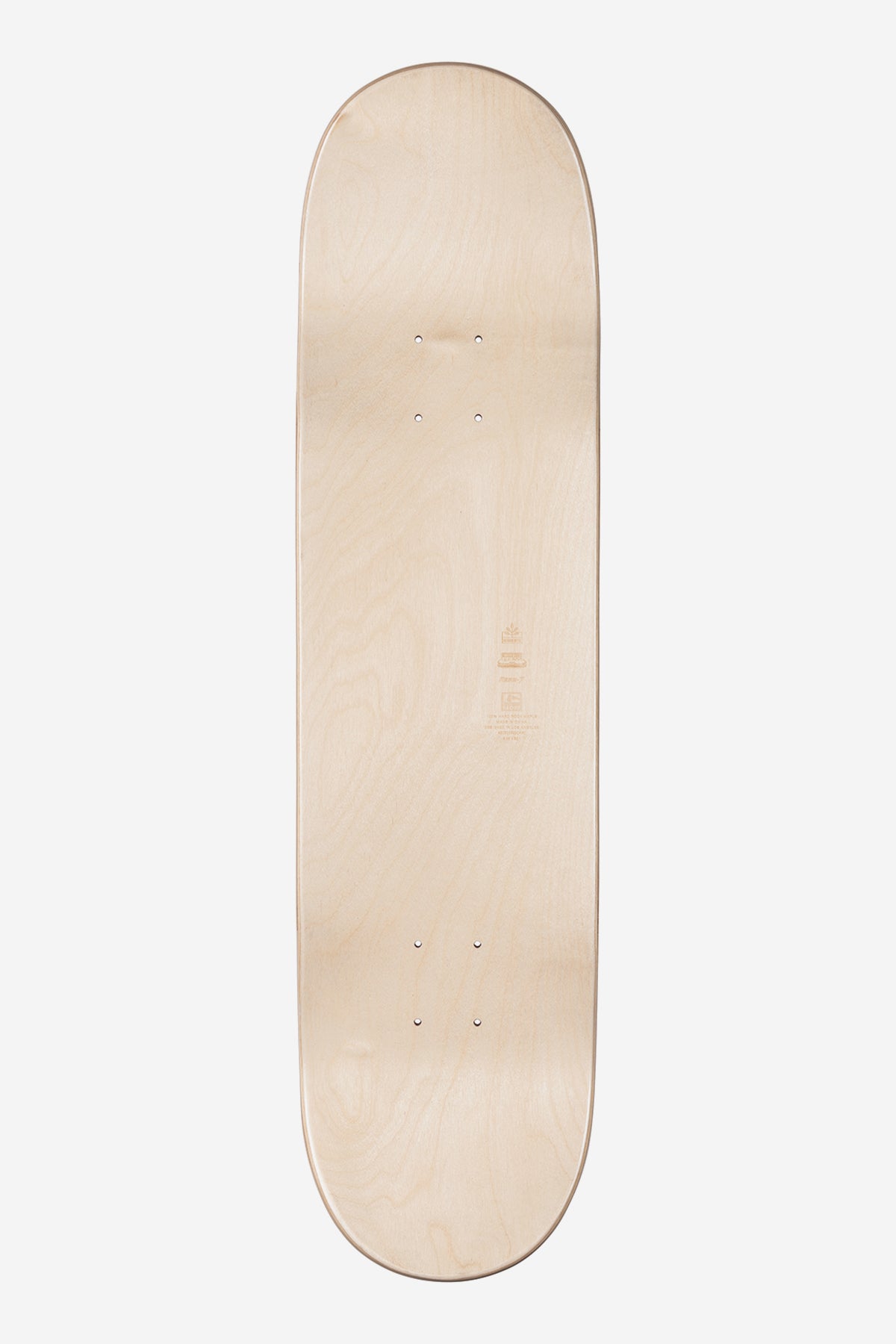 Globe - Gutstock - Aus White- 8.0" Skateboard Deck