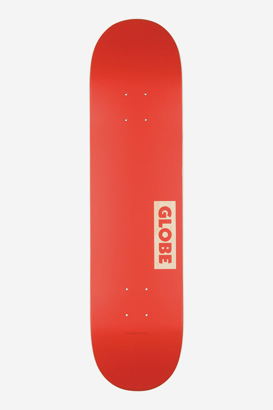 Globe terrestre - Goodstock - Red - 7.75" (en anglais) Skateboard Deck