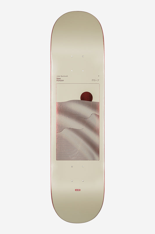 Globe - G2 Parallel - Off-White Foil/Horizon - 8.0" (en anglais) Skateboard Deck