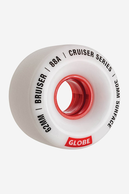 Globe - Bruiser Cruiser Skateboard  Wheel  62Mm - White/Red