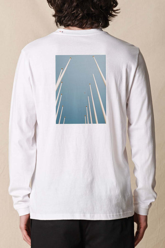 Globe - Porto Ls Tee - White