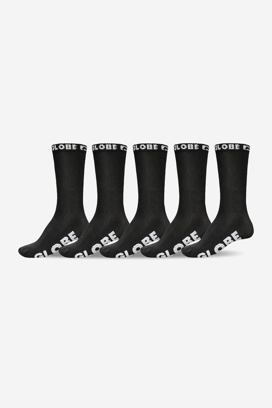 Globe - Globe Blackout Socks 5Pk