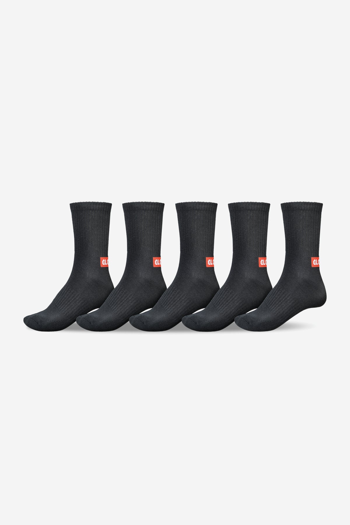 Globe - Minibar Crew Sock 5 Pack - Black