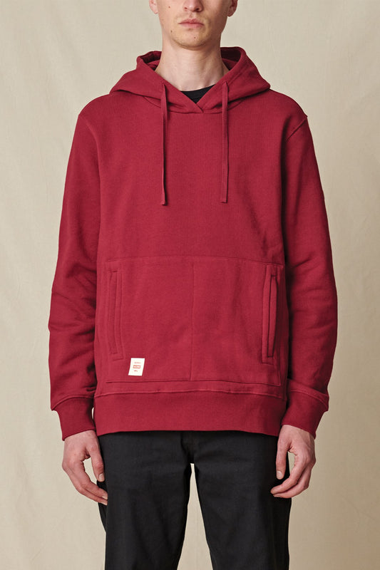 Globe - Burly Hoodie - Rhubarb