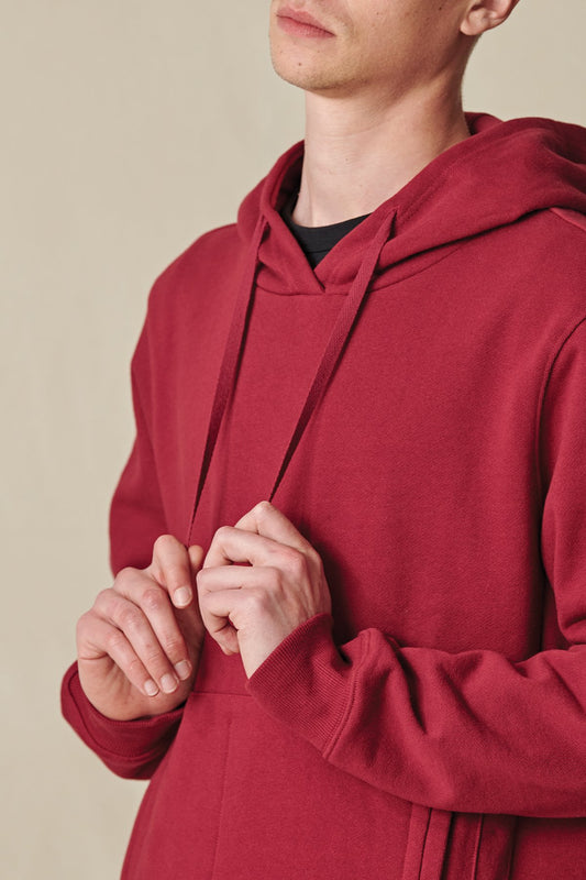 Globe - Burly Hoodie - Rhubarb