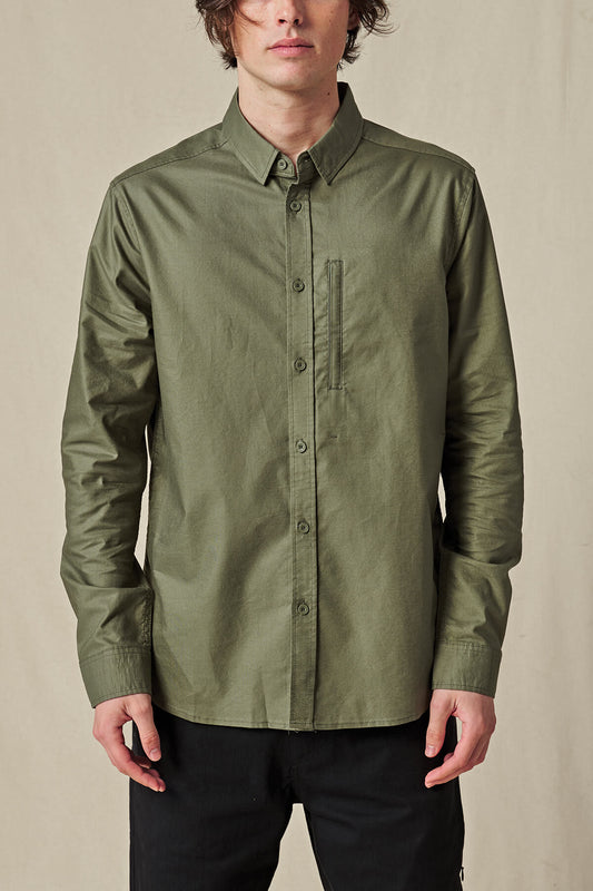 Globe - Foundation Ls Shirt - Olive