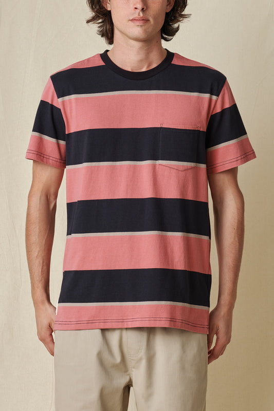 Globe - Bootleg Dreams Stripe Tee - Smoke