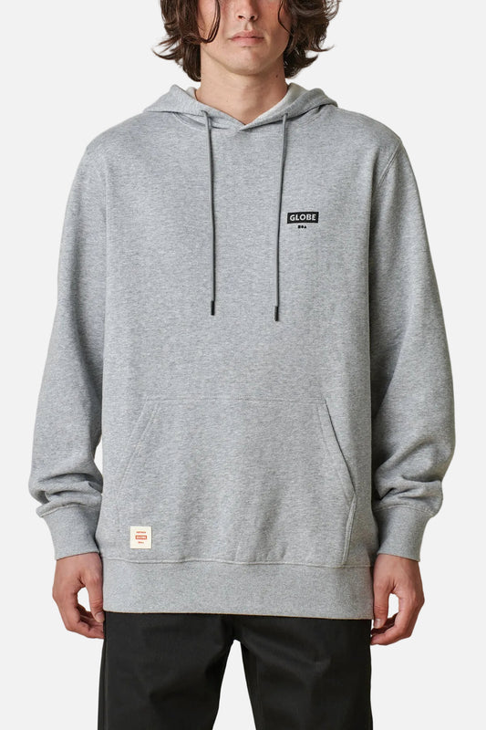living low velocity hoodie grey marle
