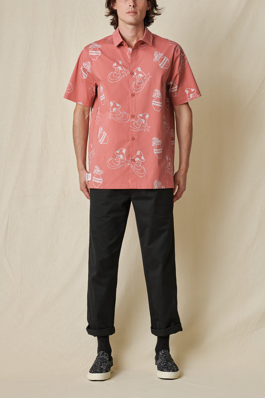 Globe - Underground Holiday Ss Shirt - Smoke