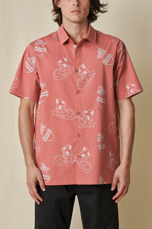 Globe - Underground Holiday Ss Shirt - Smoke