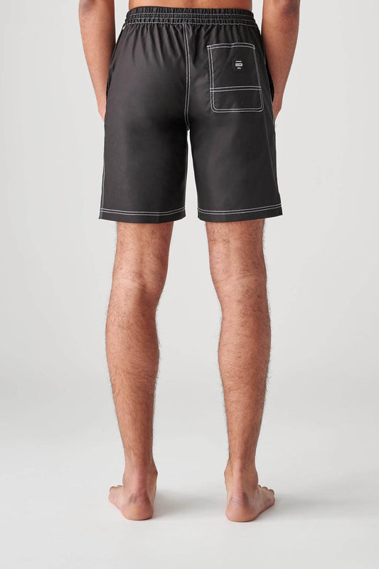 smashed poolshort black