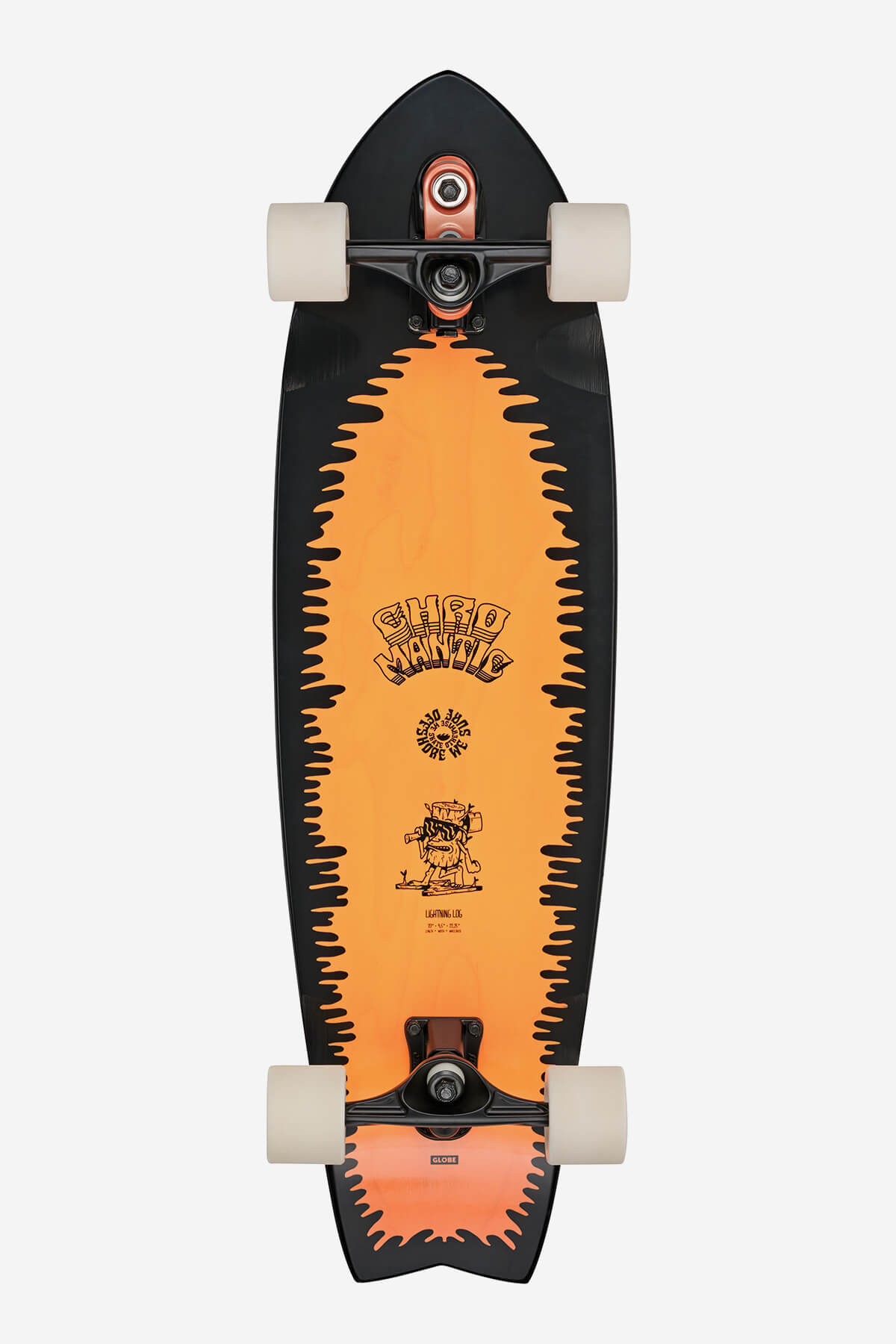 Globe SURF skateboard TABLAS Chromantic - Lightning Log in Lightning Log