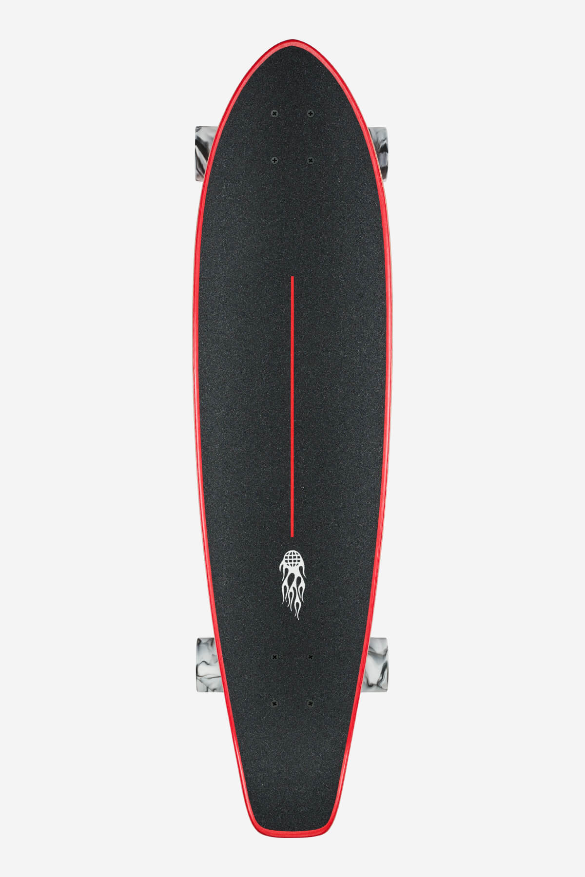 Globe LONGBOARDS De All-Time - Red Vlammen in Red Vlammen