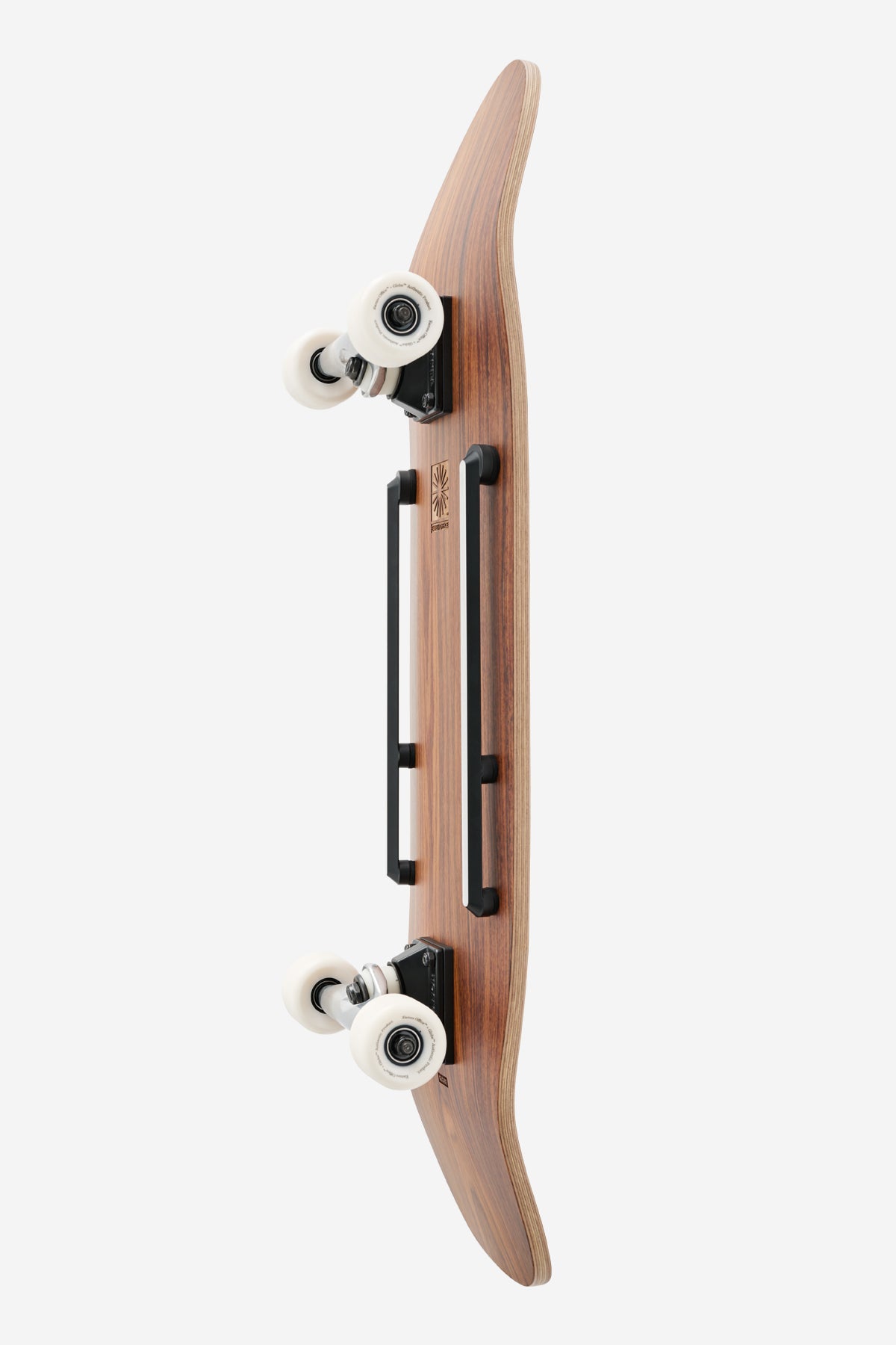 Salon Eames Ltd. Lounge Skateboard - Bois de rose/cuir noir
