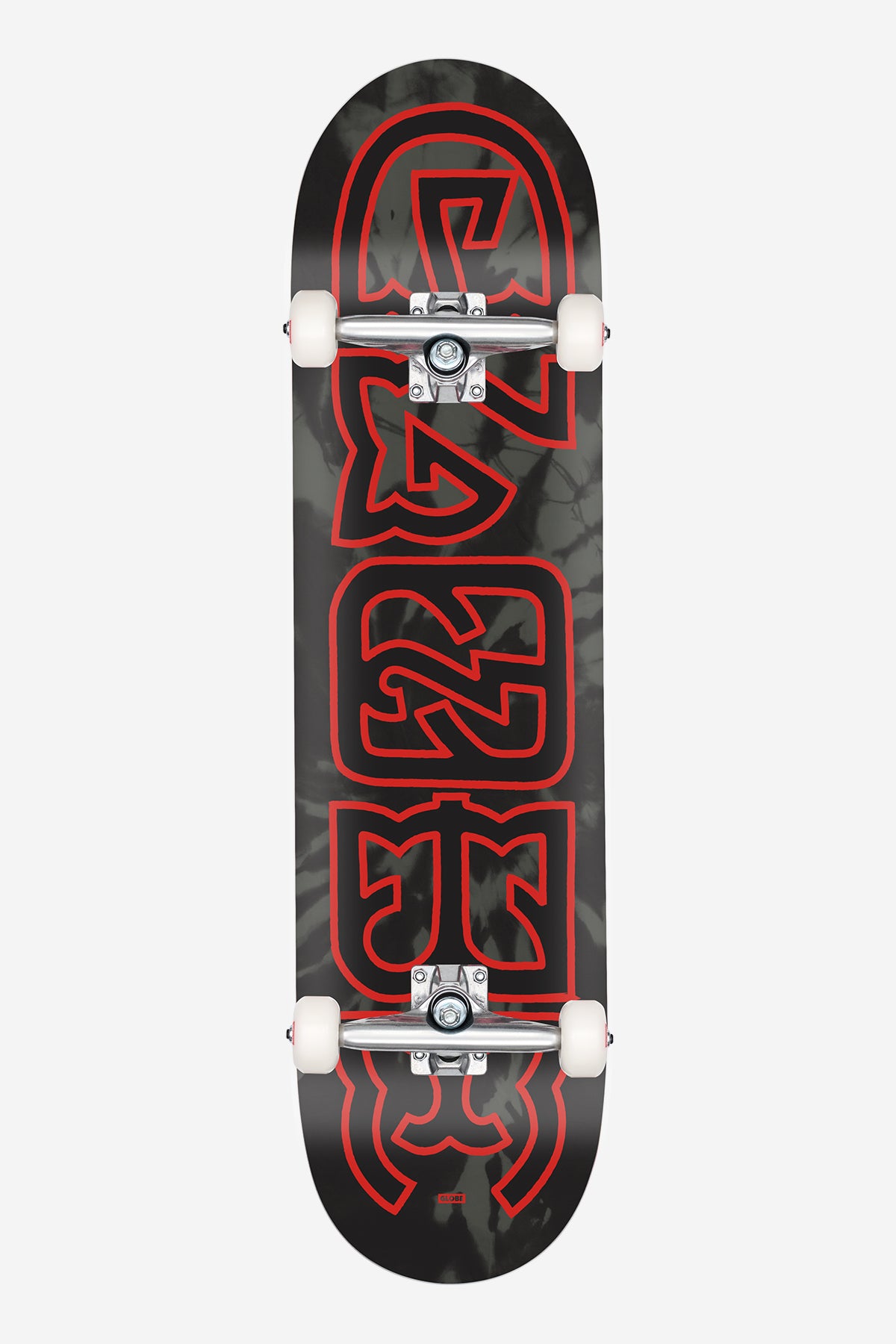 G0 Heyman 8.0 Complete Skateboard - Black Dye/Red