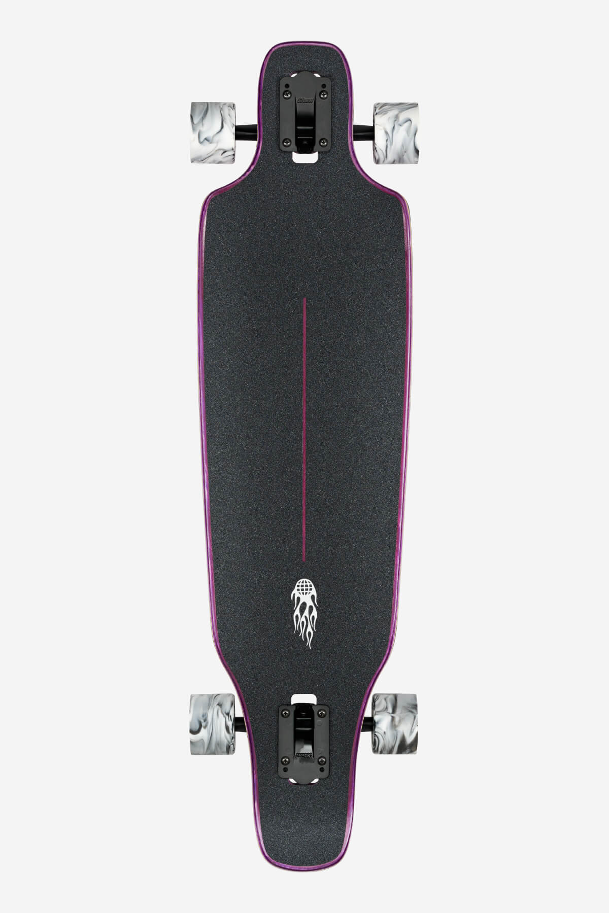 Globe LONGBOARDS Outlier - Chamas Púrpura em Chamas Púrpura