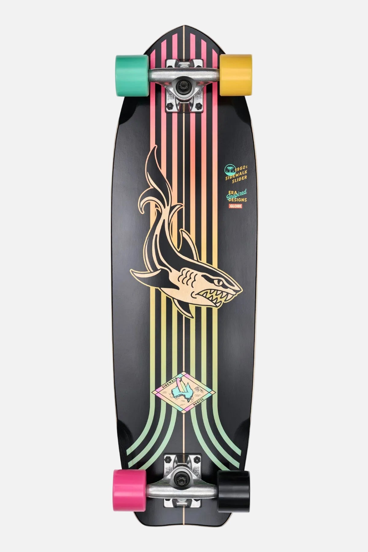 Sidewalk Slider 28" Cruiserboard - Black/Shark