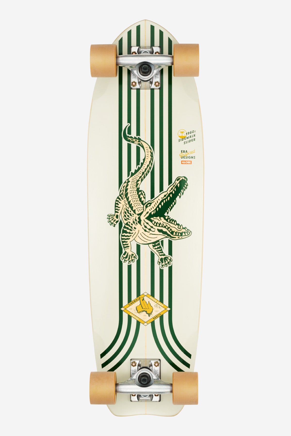 Globe CRUISERBOARDS - Sidewalk Slider 28" Cruiserboard - Green/Croc