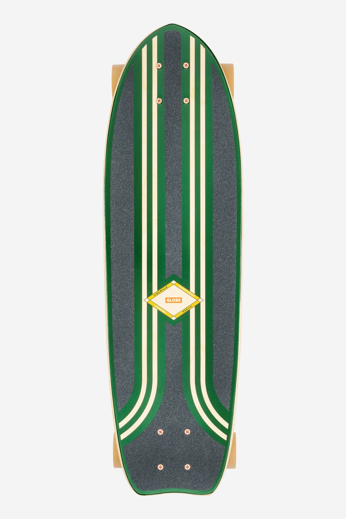 Globe Cruiser skateboards - Glissière de trottoir 28" Cruiserboard - Vert/Croco