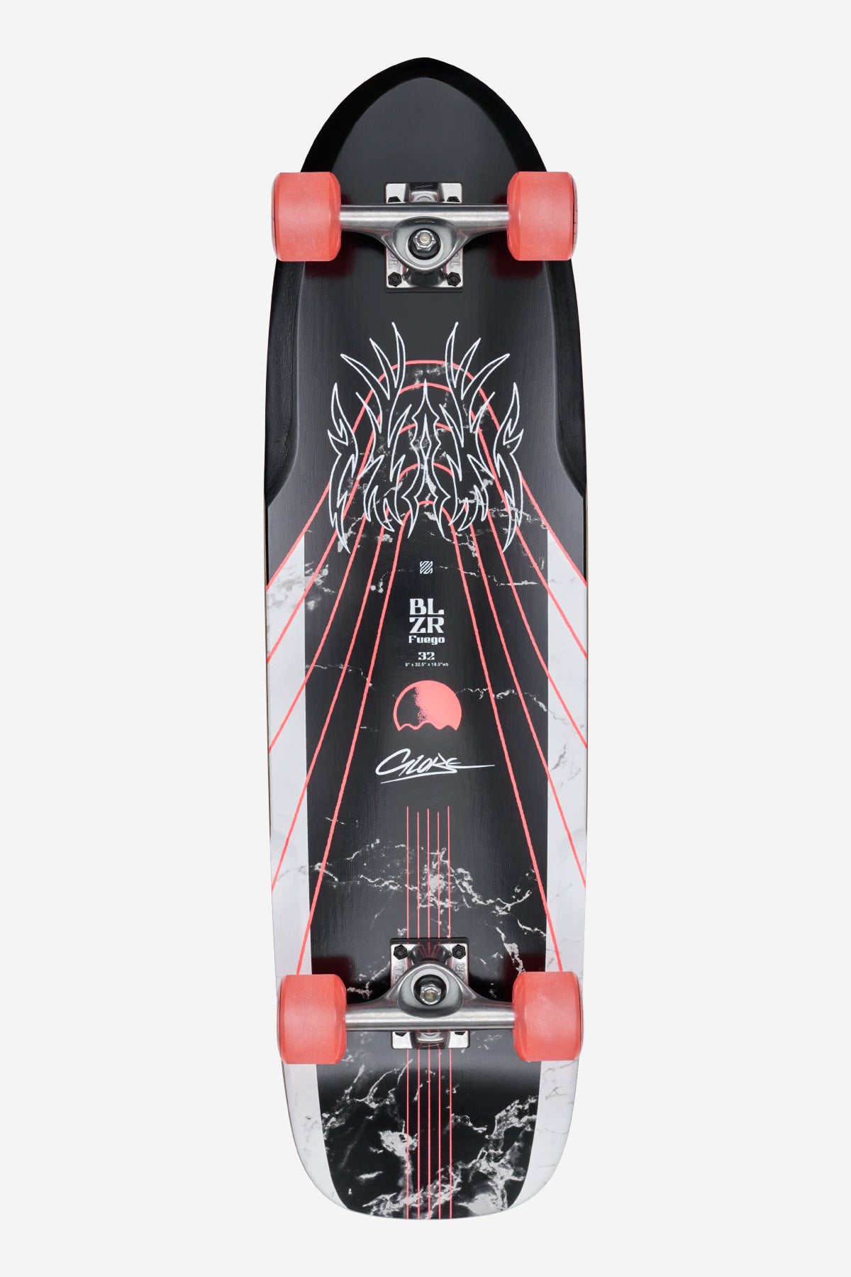 Blazer Fuego 32 32" Cruiserboard - Bamboo Red