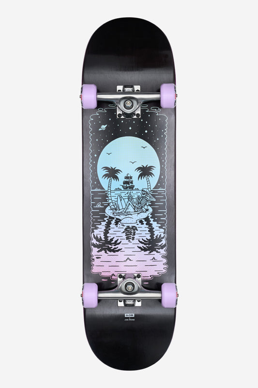 G2 Reflection 8.5 Complete Skateboard - Black/Purple
