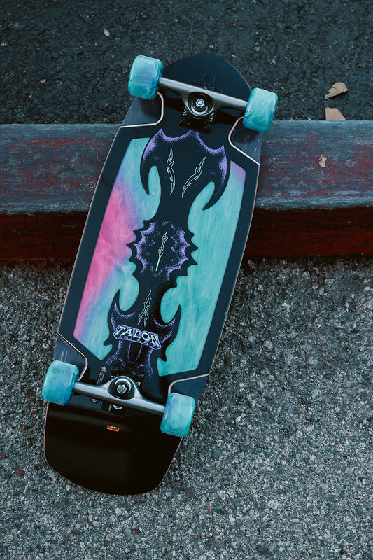 Talon 30" Cruiserboard - Black/Blue/Green