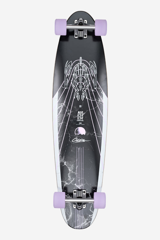 Archer Classic 38" Longboard - Bamboo Purple
