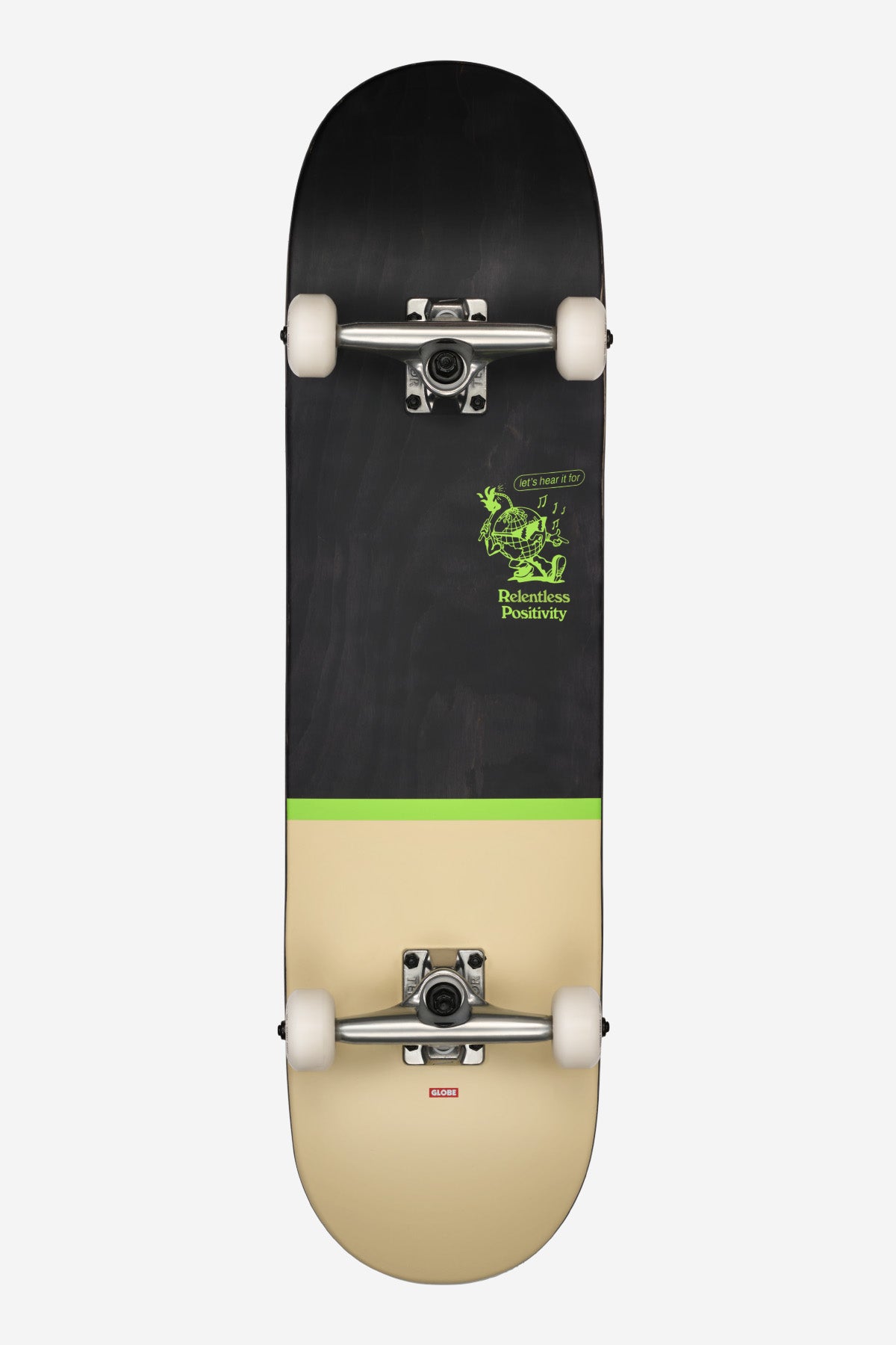 G1 Posi-Dip 8.25 Complete Skateboard - Black/Green