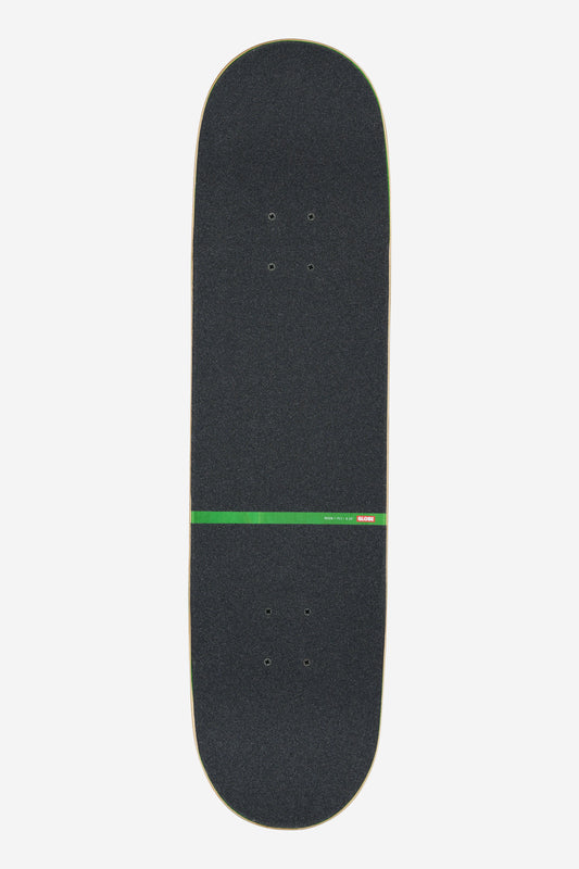 G1 Posi-Dip 8.25 Complete Skateboard - Black/Green