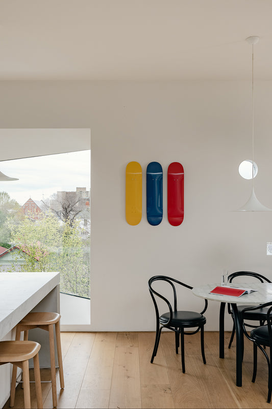 Skateboard Deck Wall Hanger - White