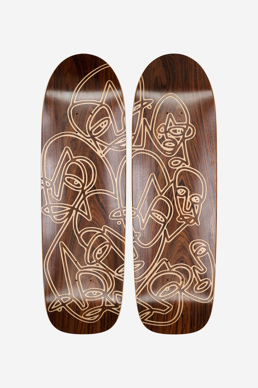 Sonny Mountain 9.75 Deck - Faces Diptych