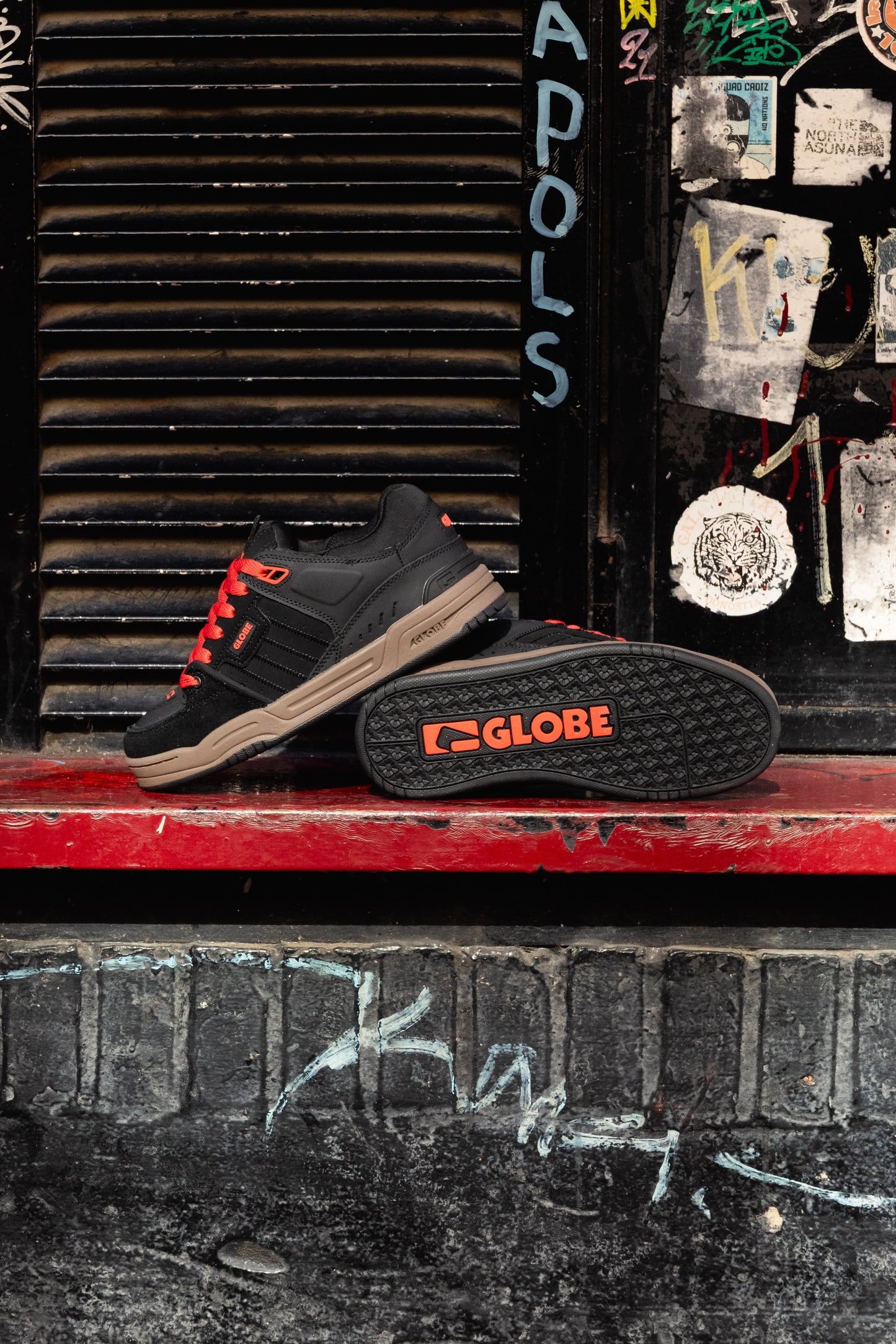 Fusion - Black/Red/Gum - Shoes