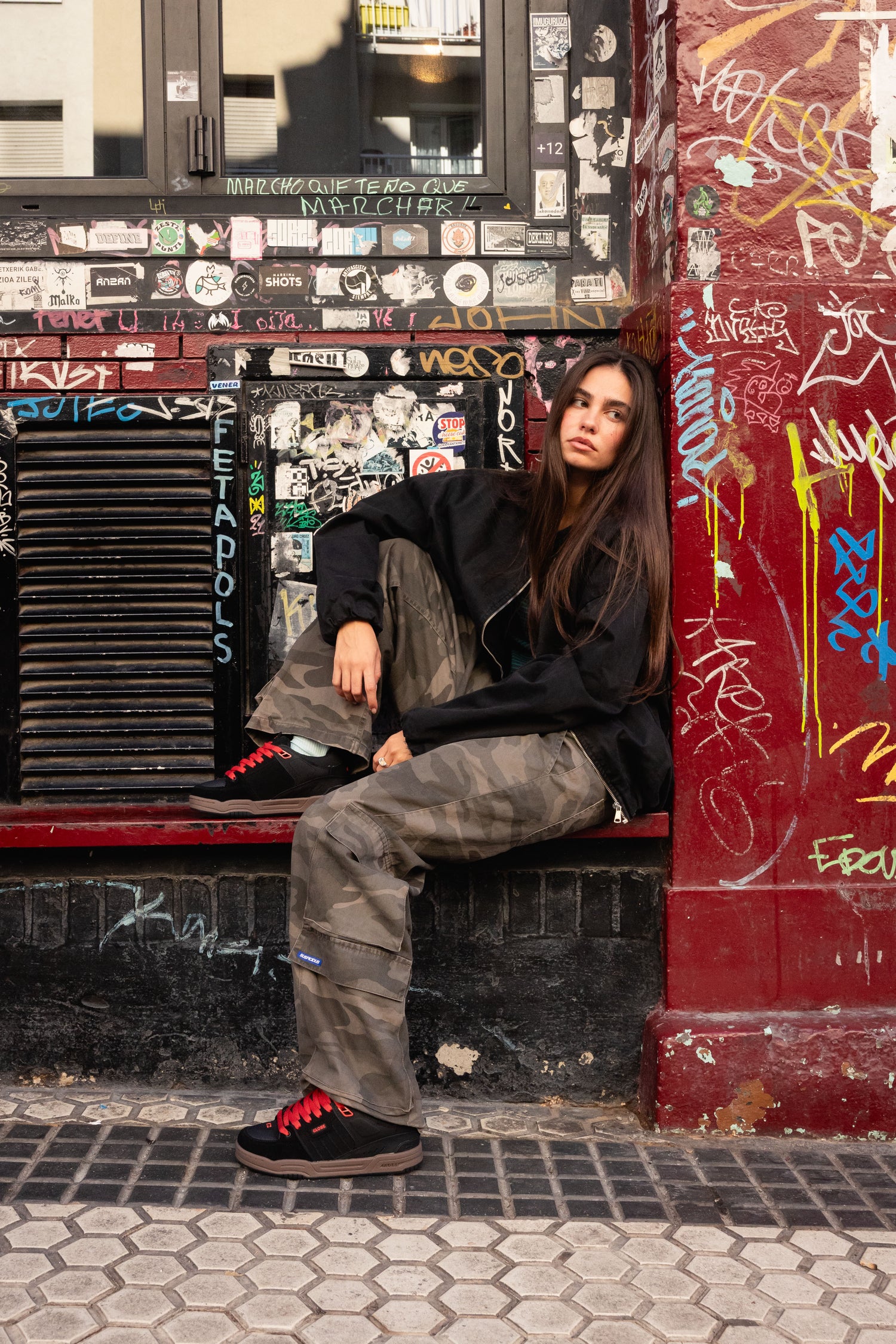 Fusion - Black/Red/Gum - Shoes