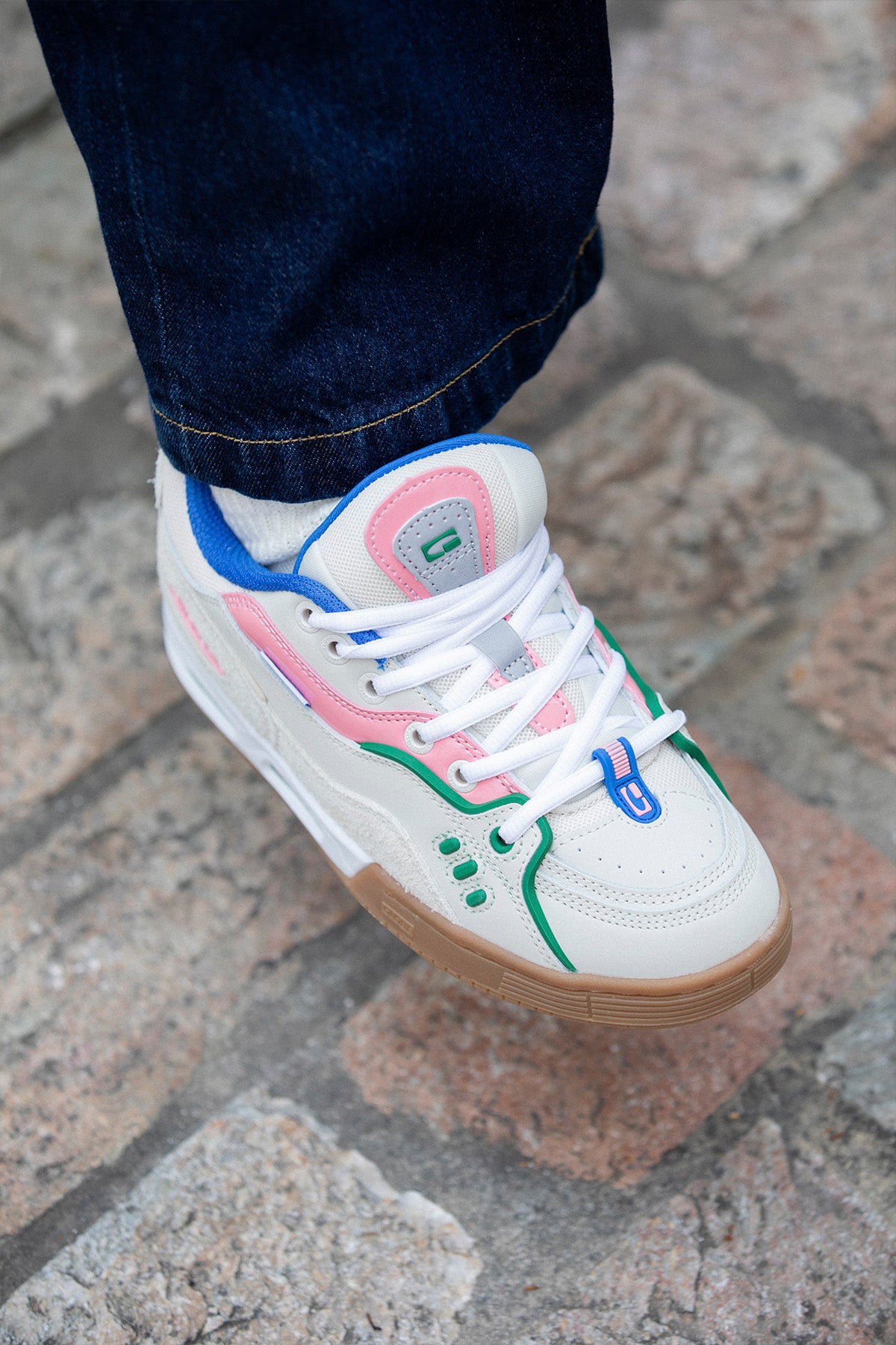 CT-4 - Antique White/Pink - Shoes