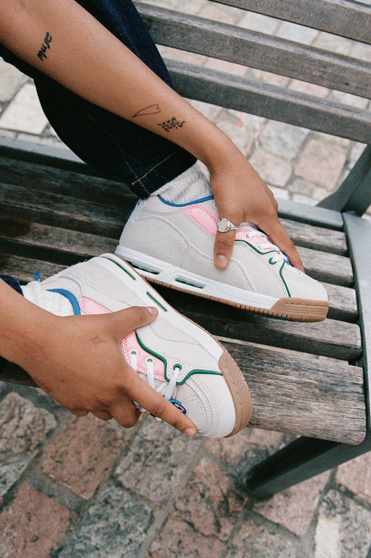 CT-4 - Antique White/Pink - Shoes