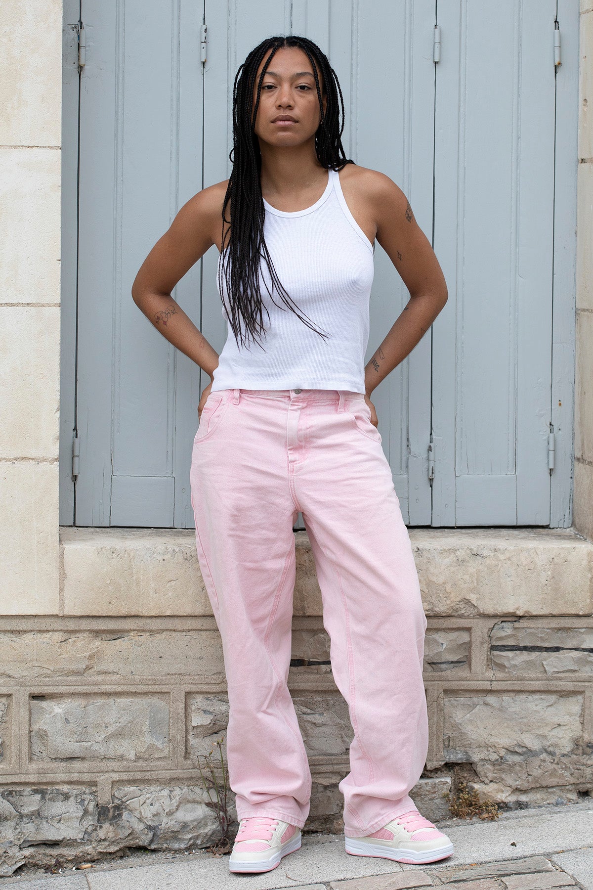 Tilt - Antique White/Pink - Shoes